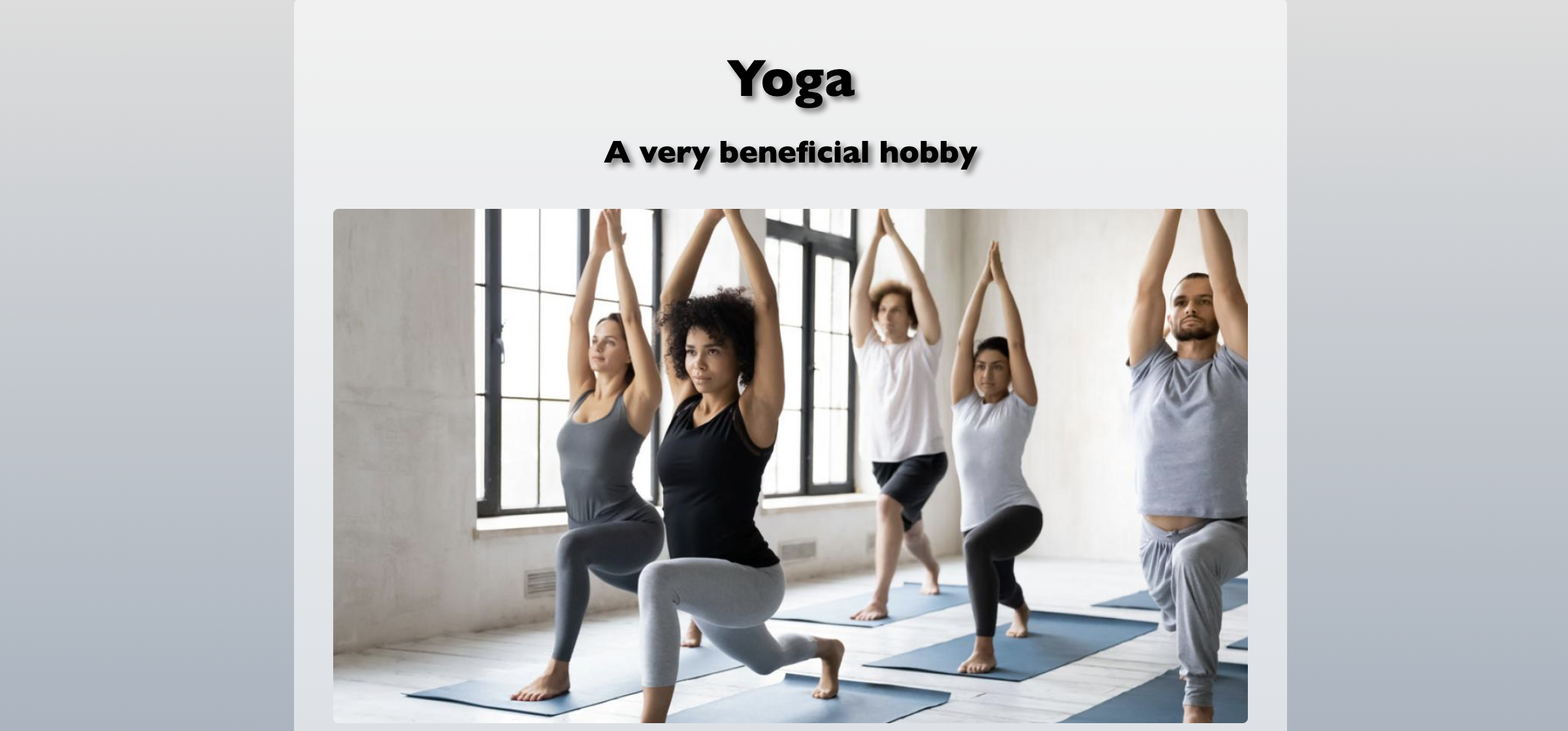 Yoga app